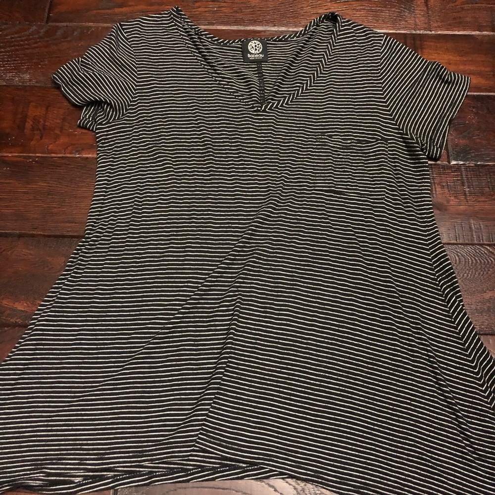Bobeau striped top size L